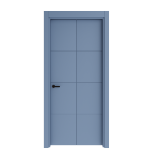 Blue Lacquered Interior Door | Eurasia Door Turkey