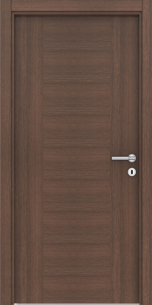 Melamine Faced Mdf Interior Door Dark Color
